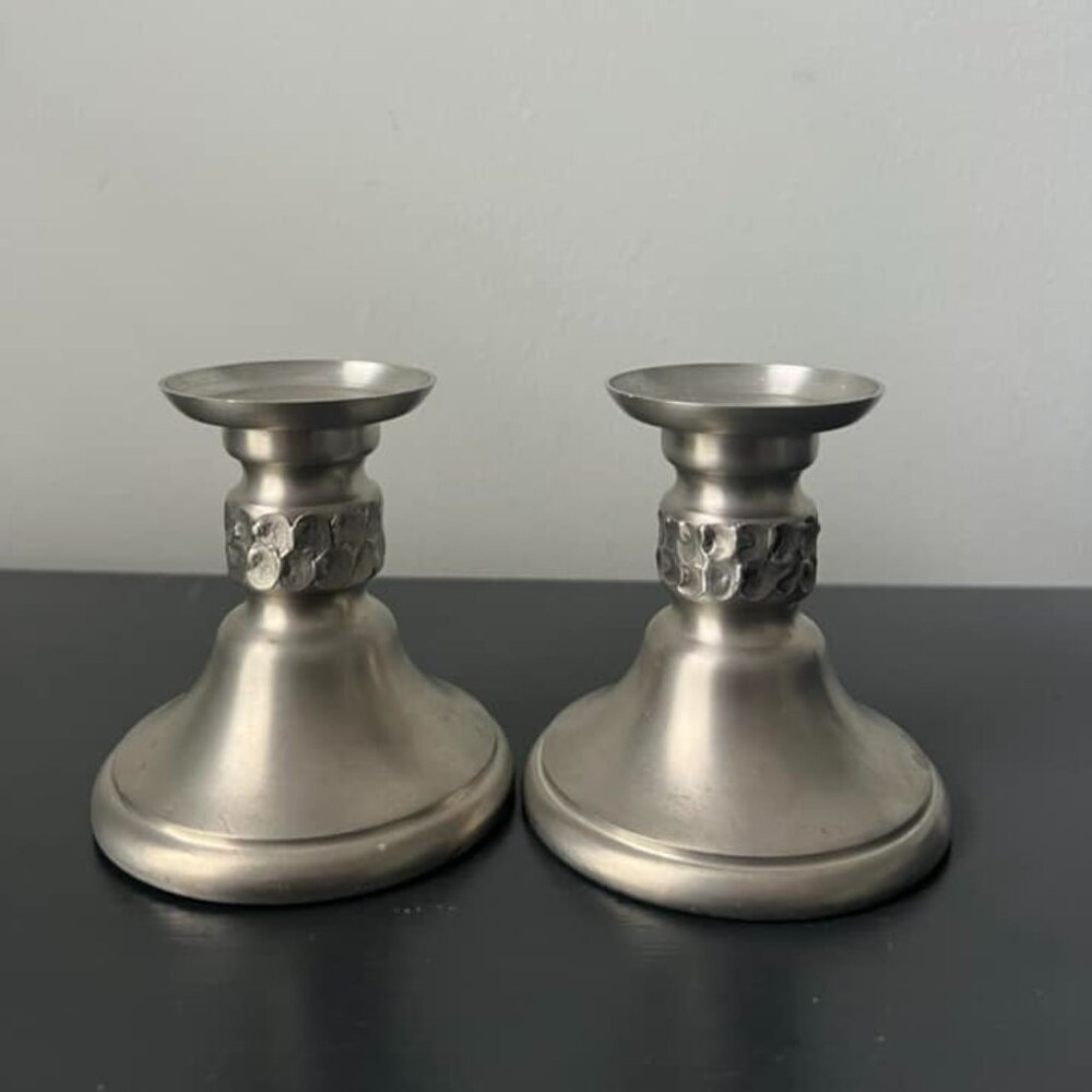 Selandia Norway pewter candle holder